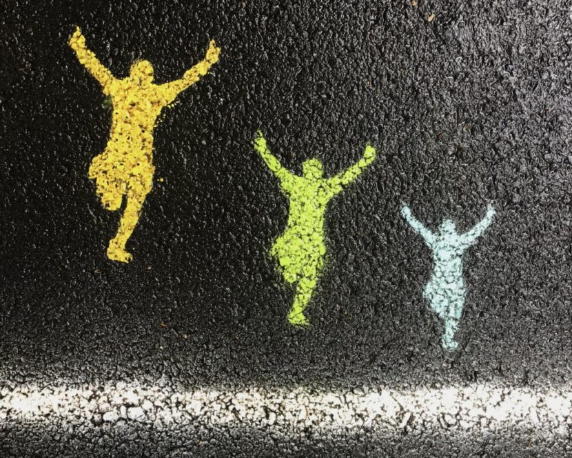 Painting on street
