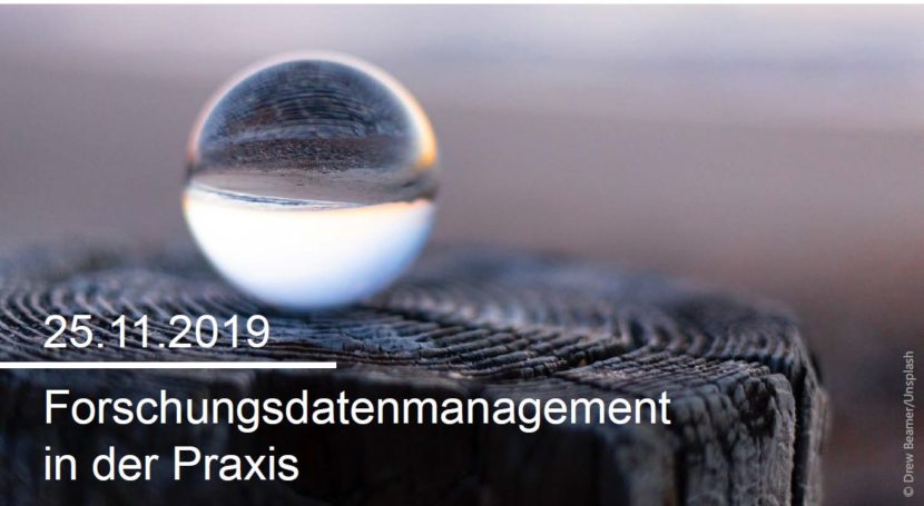 Startfolie Forschungsdatenmanagement in der Praxis